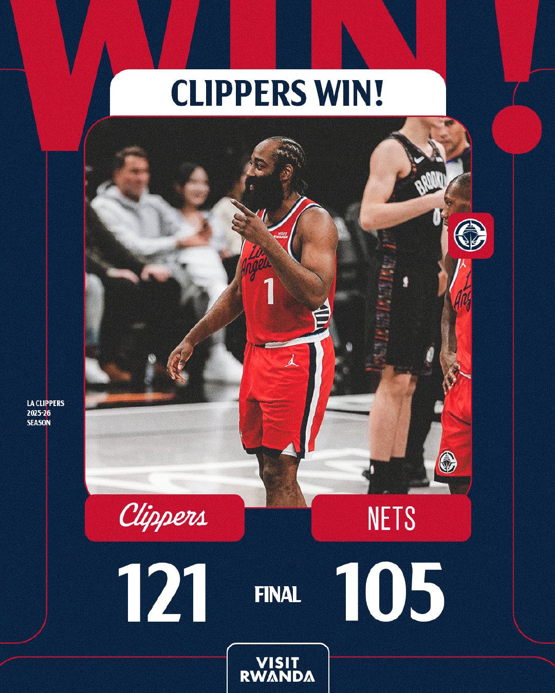 难得快船今天投篮这么准啊，三分命中率都达到了58%了，再看对面篮网，就只有32%