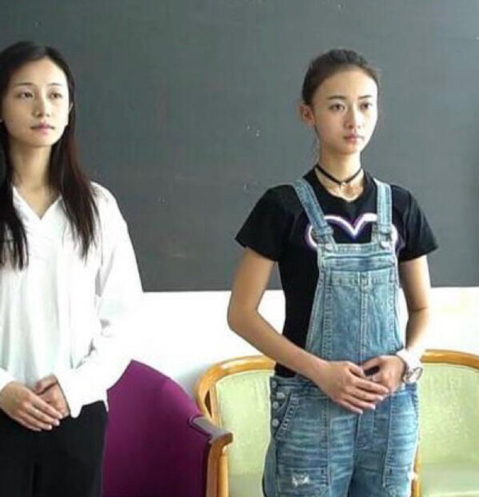 《延禧攻略》主演们吴谨言，  许凯，  洪尧 ​，开拍前，仪态制导。吴谨言素颜真