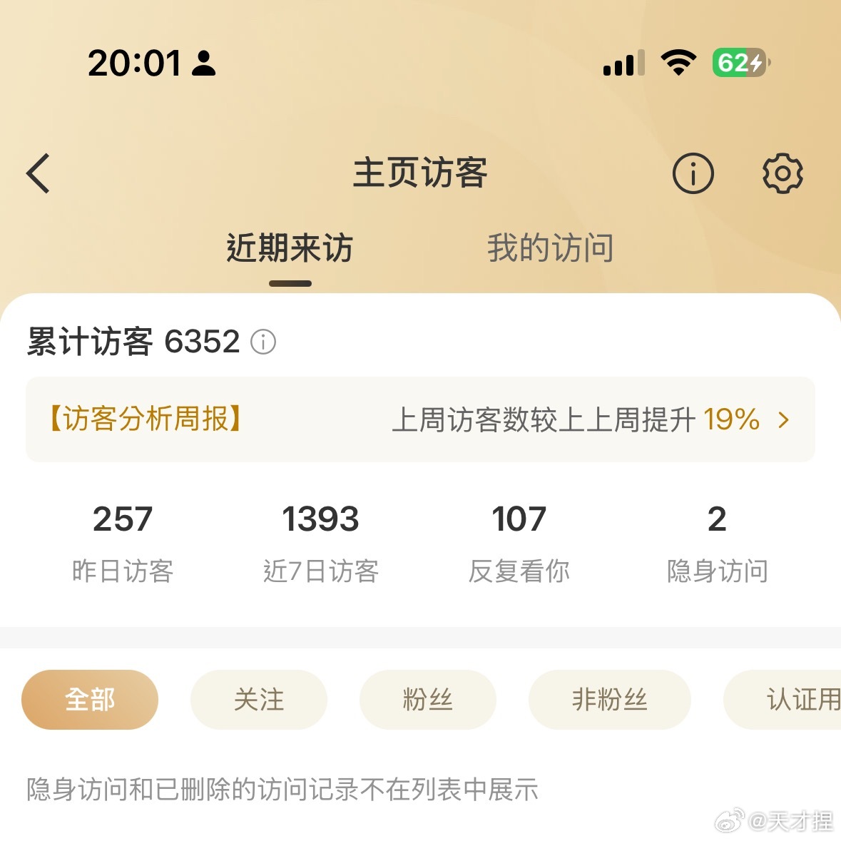 隐身访问出来，我给你们发包包呀。[允悲] ​​​