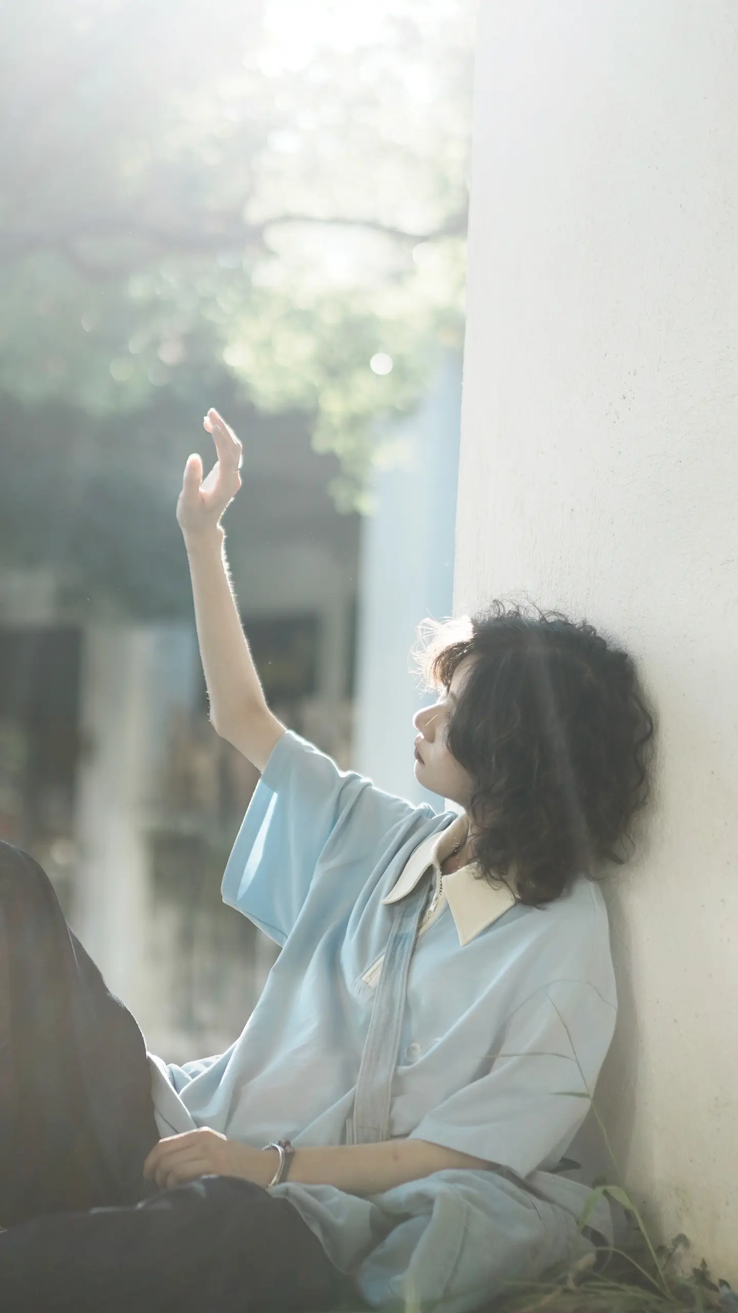 这组图叫：放学不想回家。