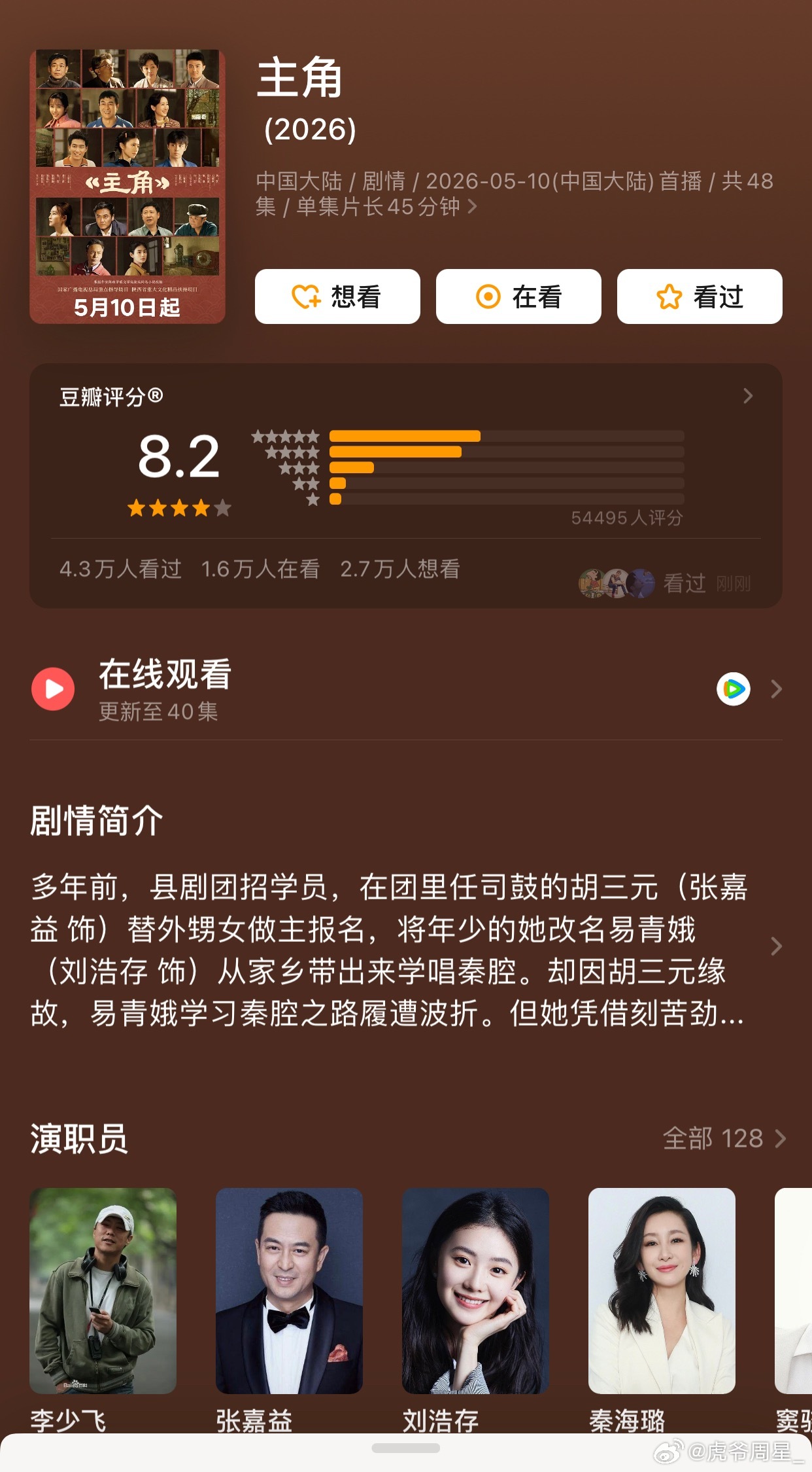 主角8.2分我其实觉得高了，7.5吧，我接受不了碎碎冰那么明媚的人因为婚姻而变的