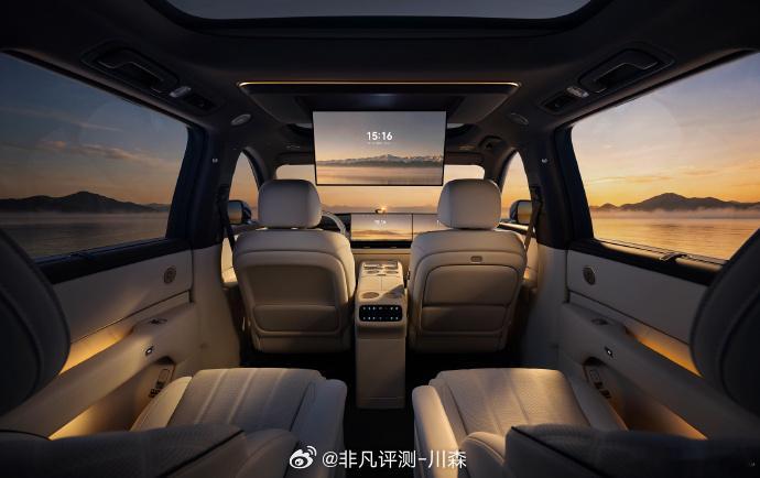 奕境X9内饰首次曝光！这内饰你觉得如何？奕境X9新一代家庭旗舰奕境汽车华为乾崑