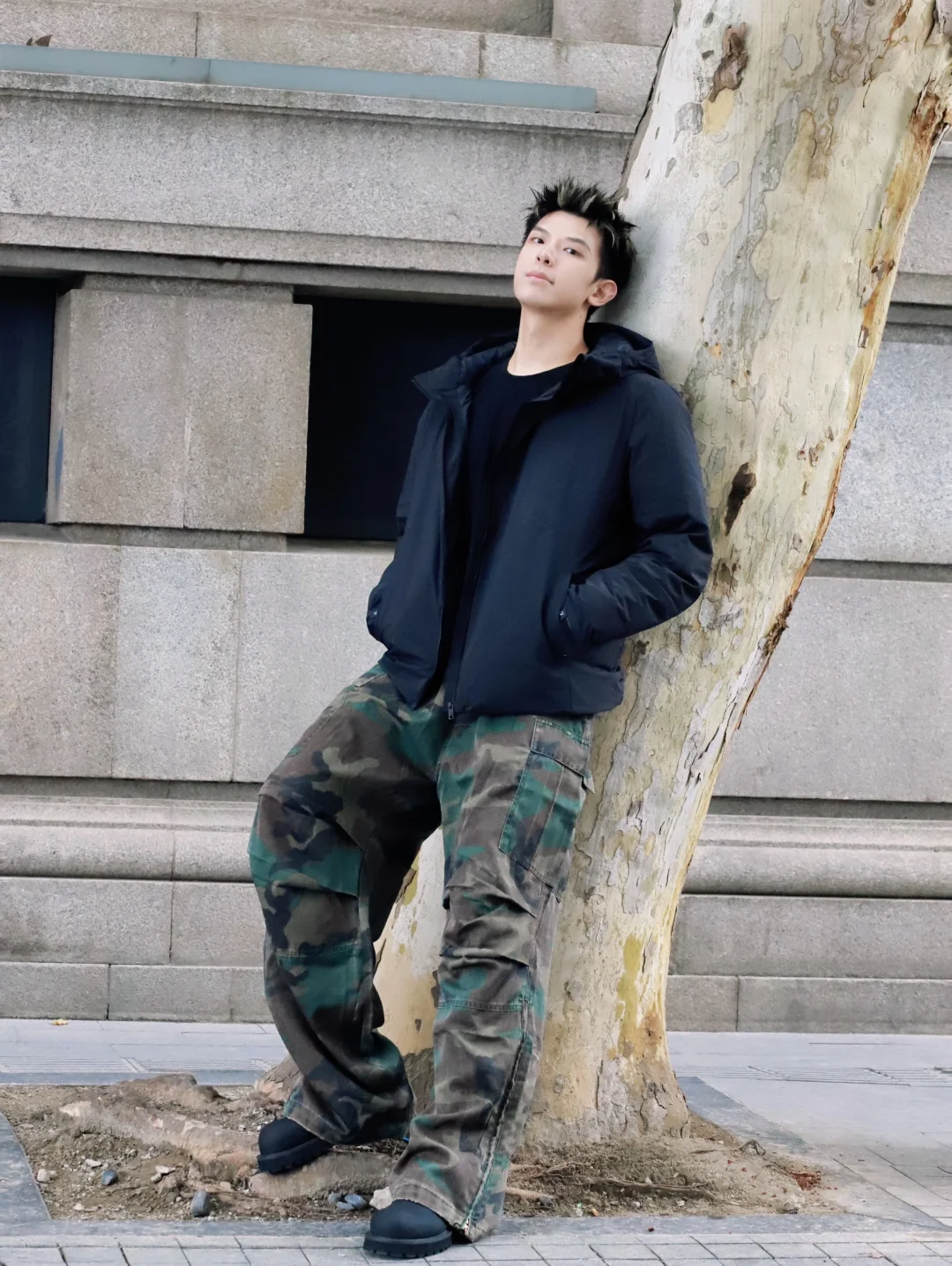 不是哥们 羽绒服原来还能这样穿？