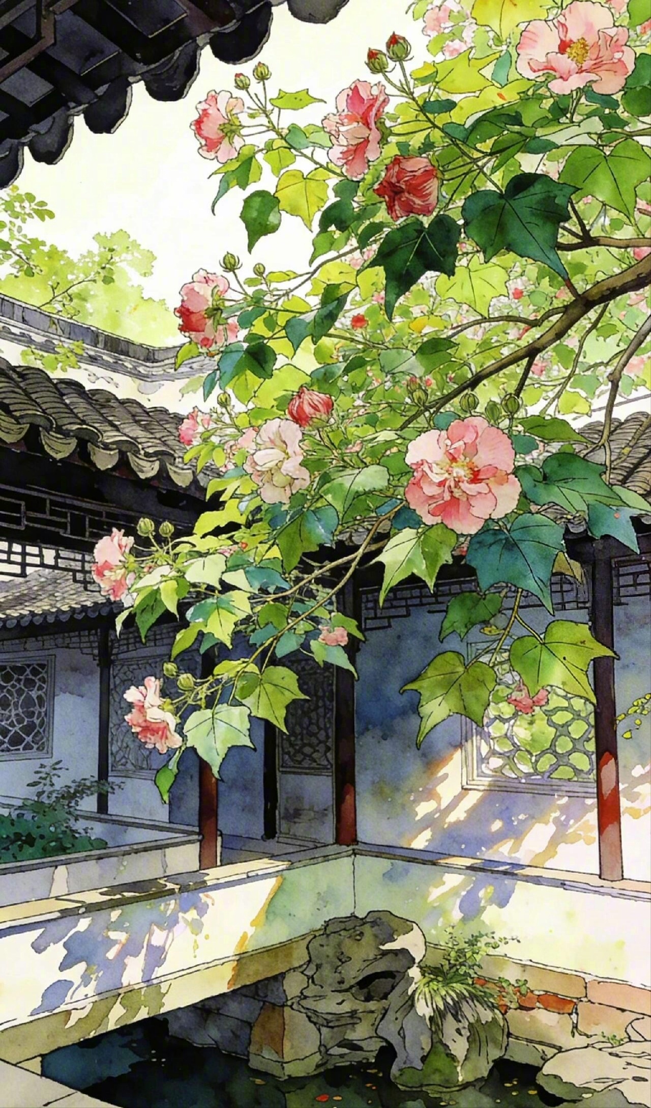 秋日百花凋，芙蓉偏独芳～ 