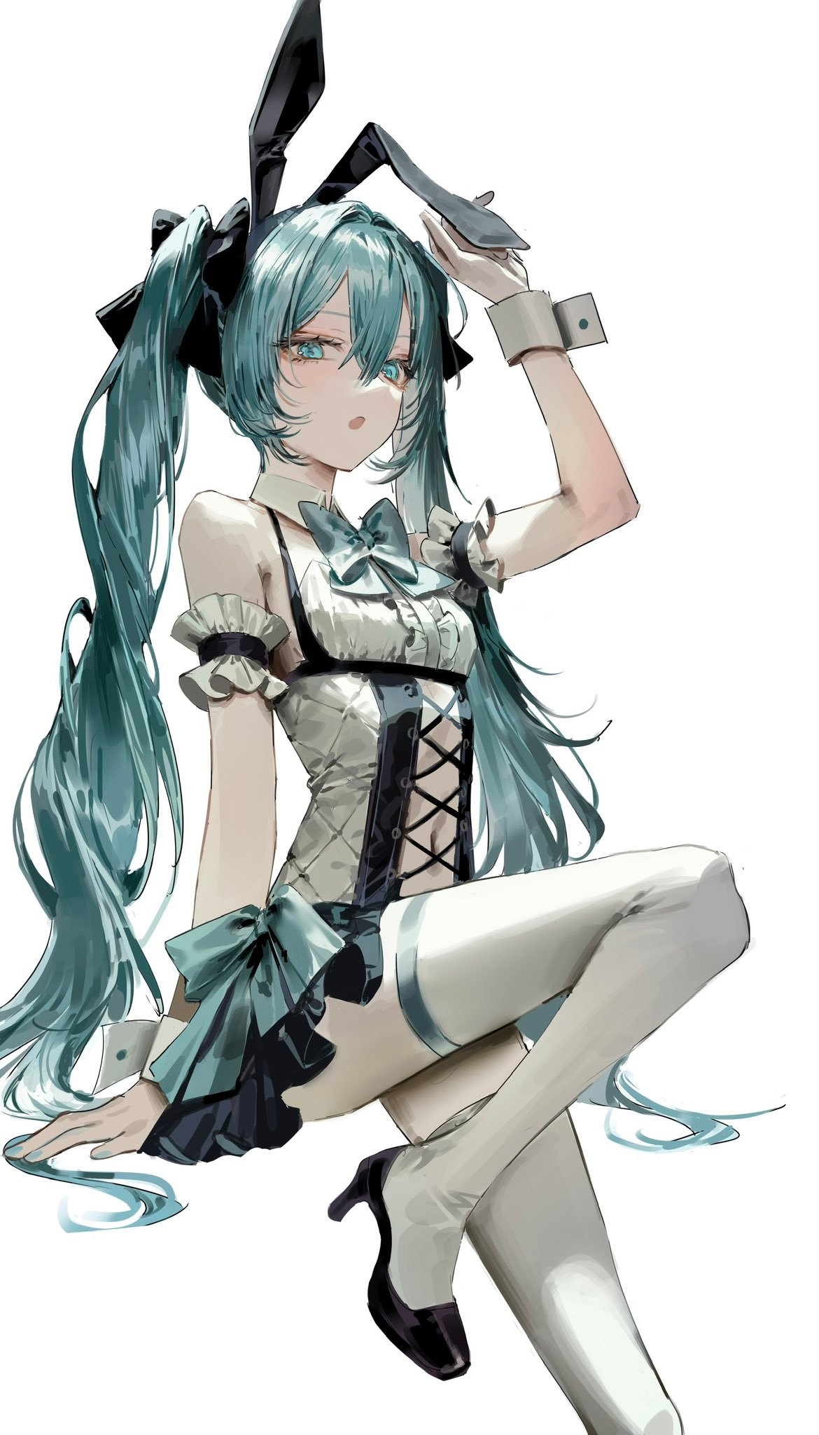 初音未来动漫仲夏狂欢季 就这样的初音未来宝宝简直不要太萌.绘：oh6pi 