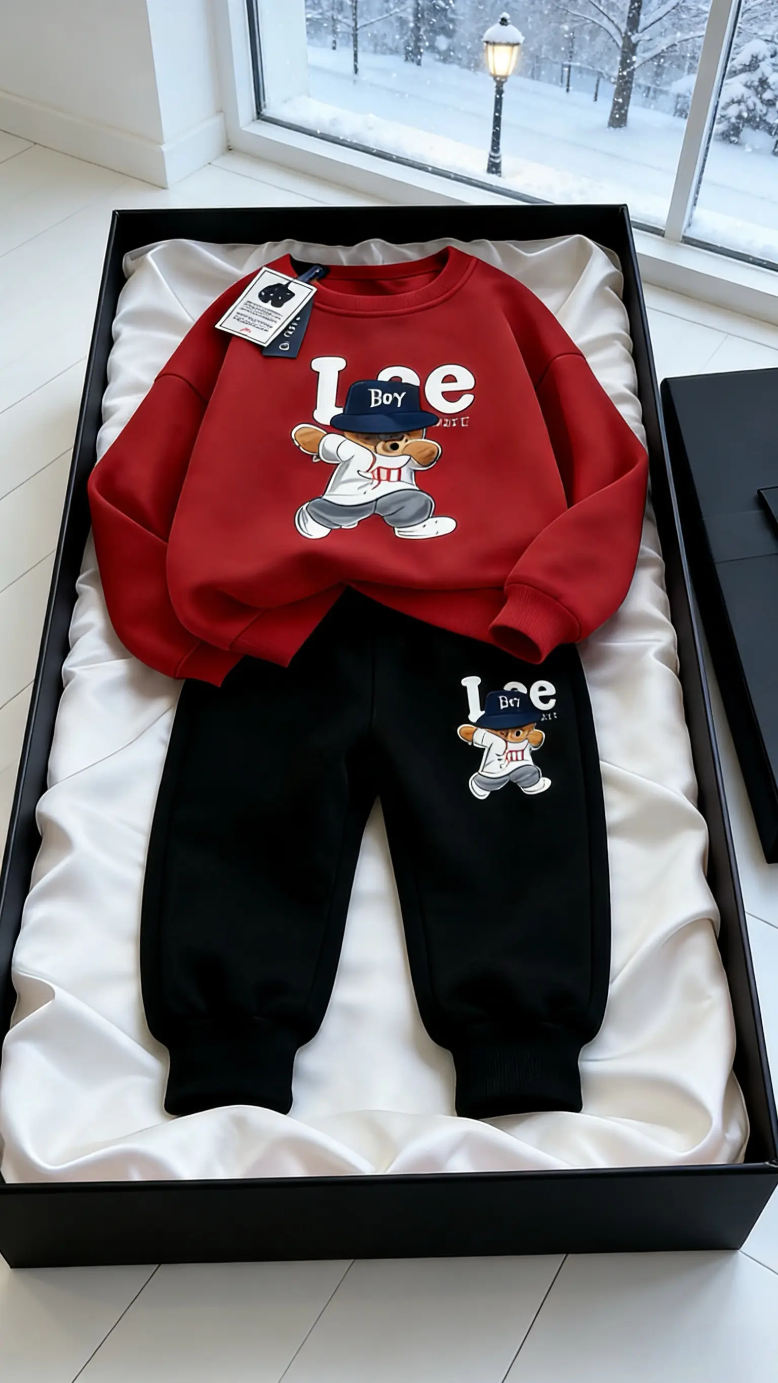 过年穿什么新年穿搭男童套装 秋冬万能穿搭公式潮童穿搭