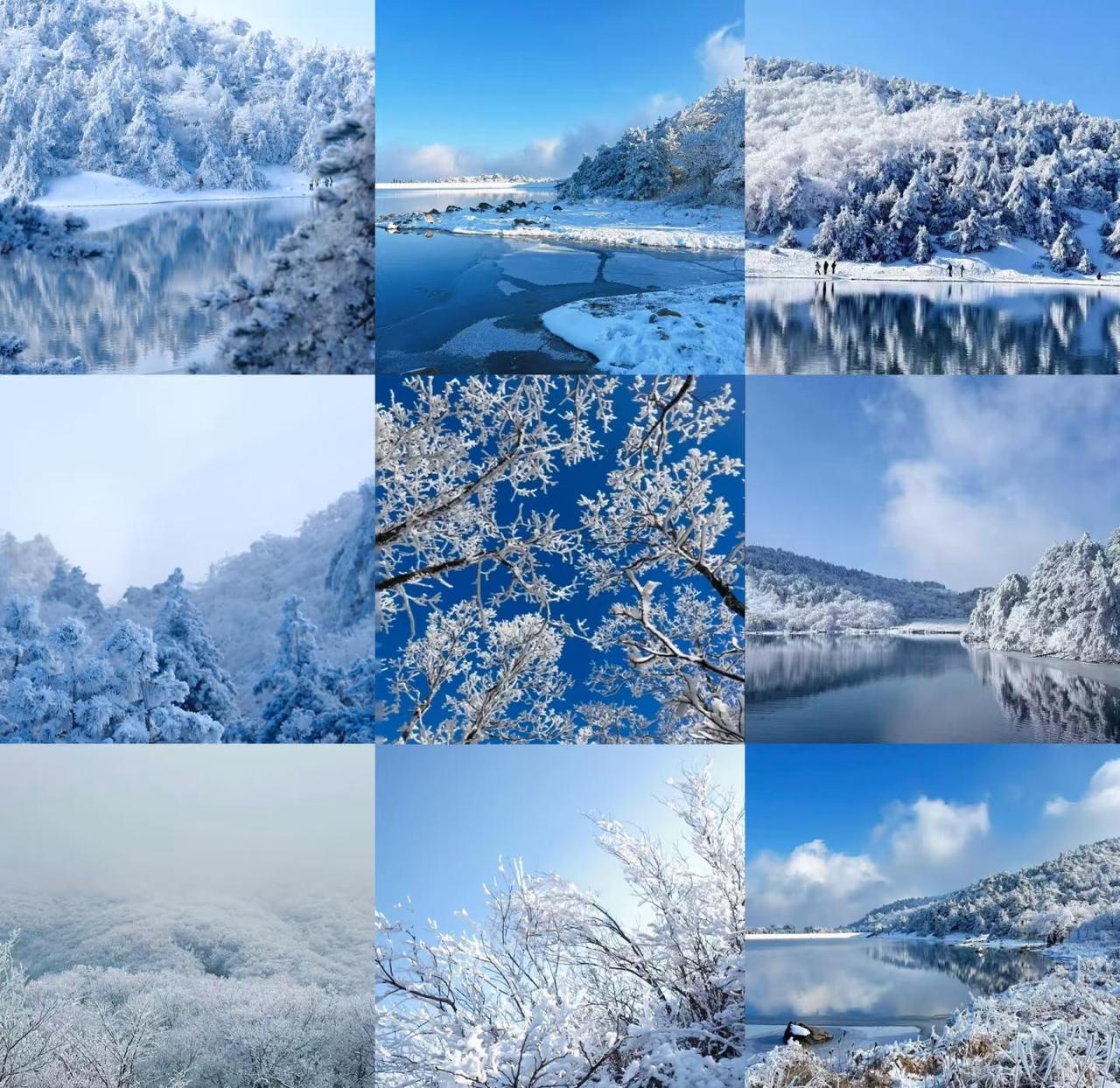 百丈岭～避雷❓❓
看雾凇就赶早，看不懂那些避雷贴，12点才上山在避什么雷呢