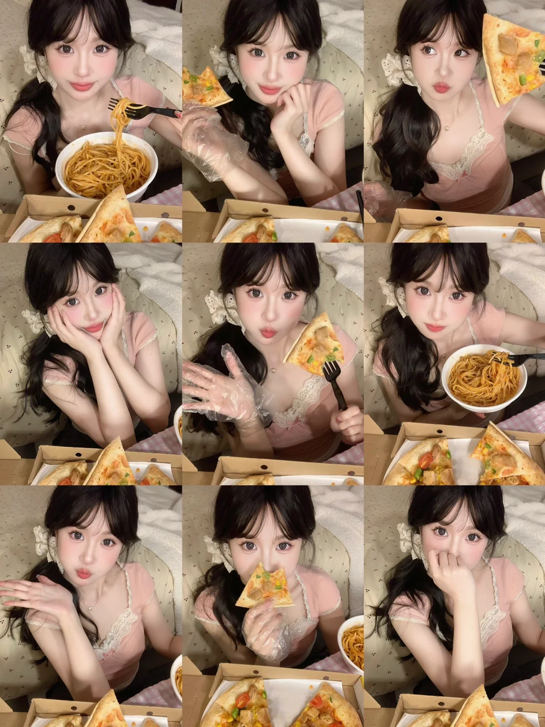 笨蛋拍照姿势🍝（吃饭篇