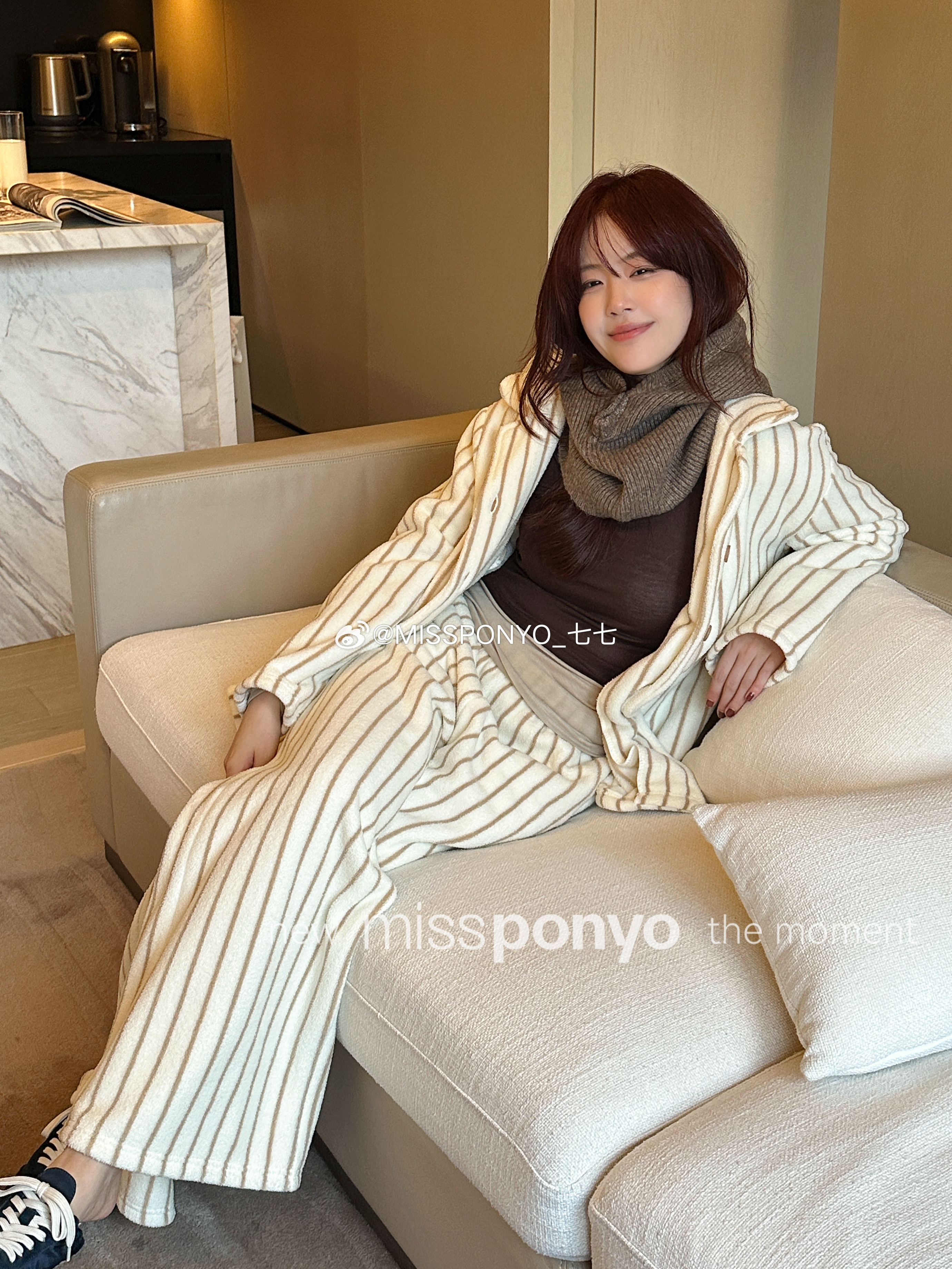 优雅是被记住的艺术不是刻意夺目🥥曝孟子义为将门毒后减重至88斤睡衣家居服