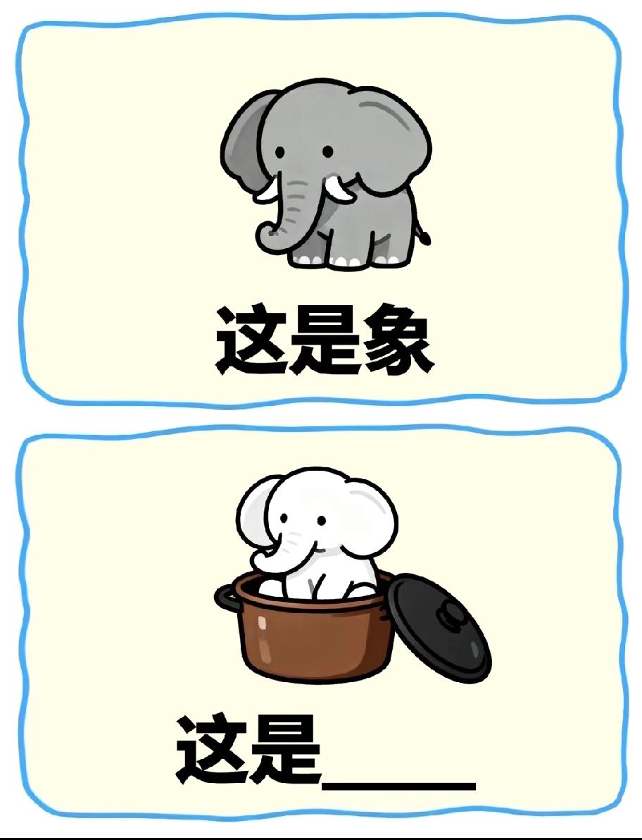 看到这只锅里的大象，我懵了：这是“象界版铁锅炖自己”？评论区来猜它想干嘛！