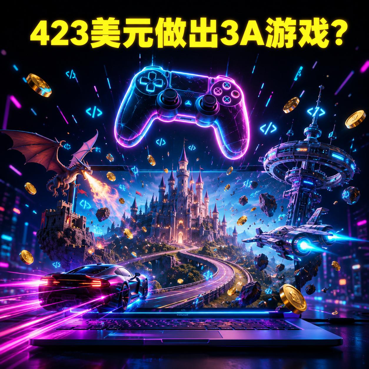 一个人，一个提示词，423美元，一天，做出一款3A级游戏。

8月2日，Clau