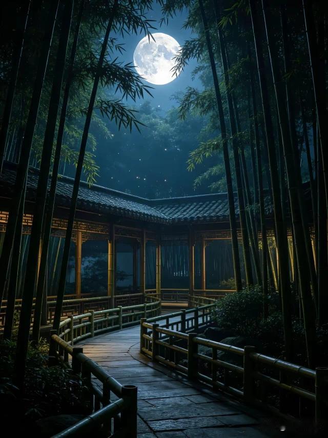 上联：明月照荷塘
下联：繁星伴玉盘