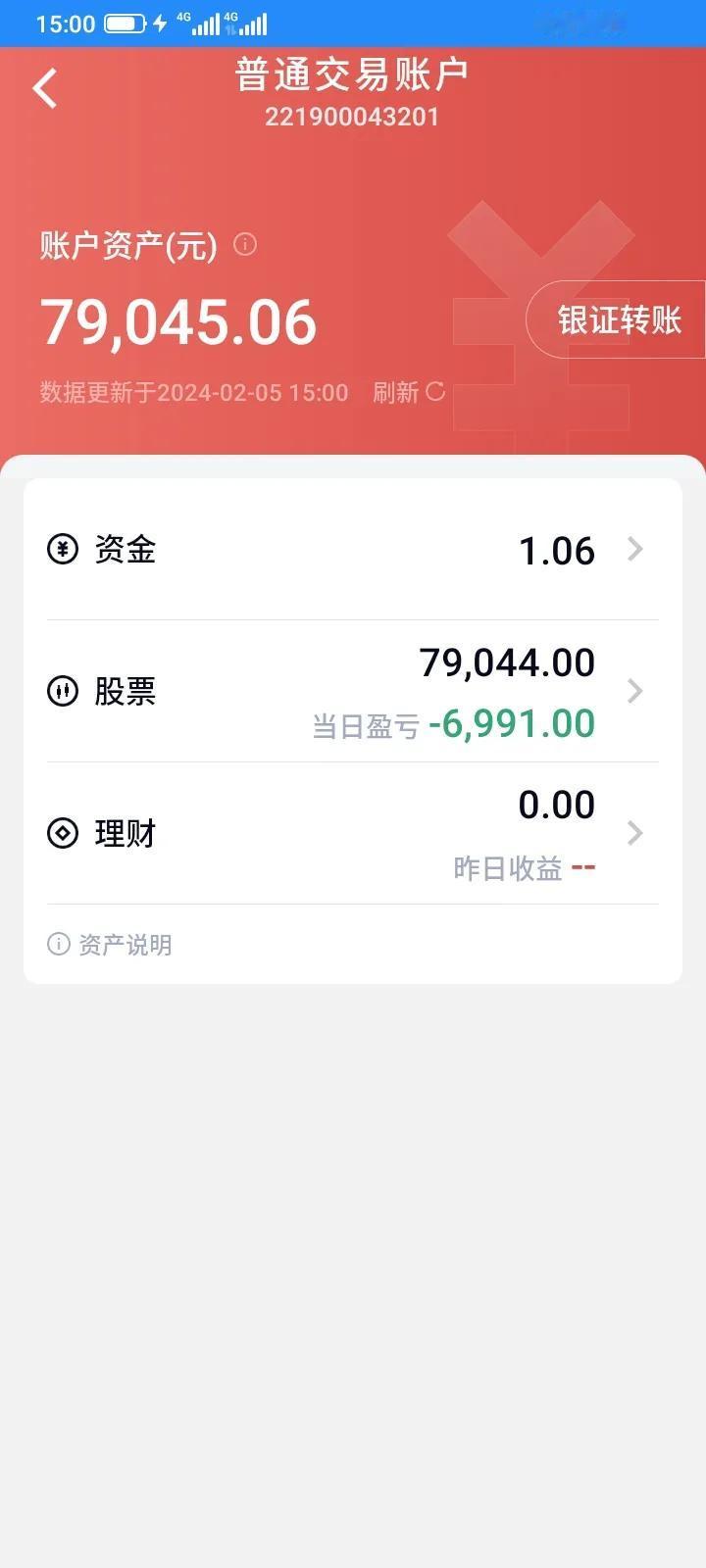 千股跌停的盛况又出现了，卖不掉根本卖不掉，再次刷新亏损新纪录，差不多也算爆仓了，