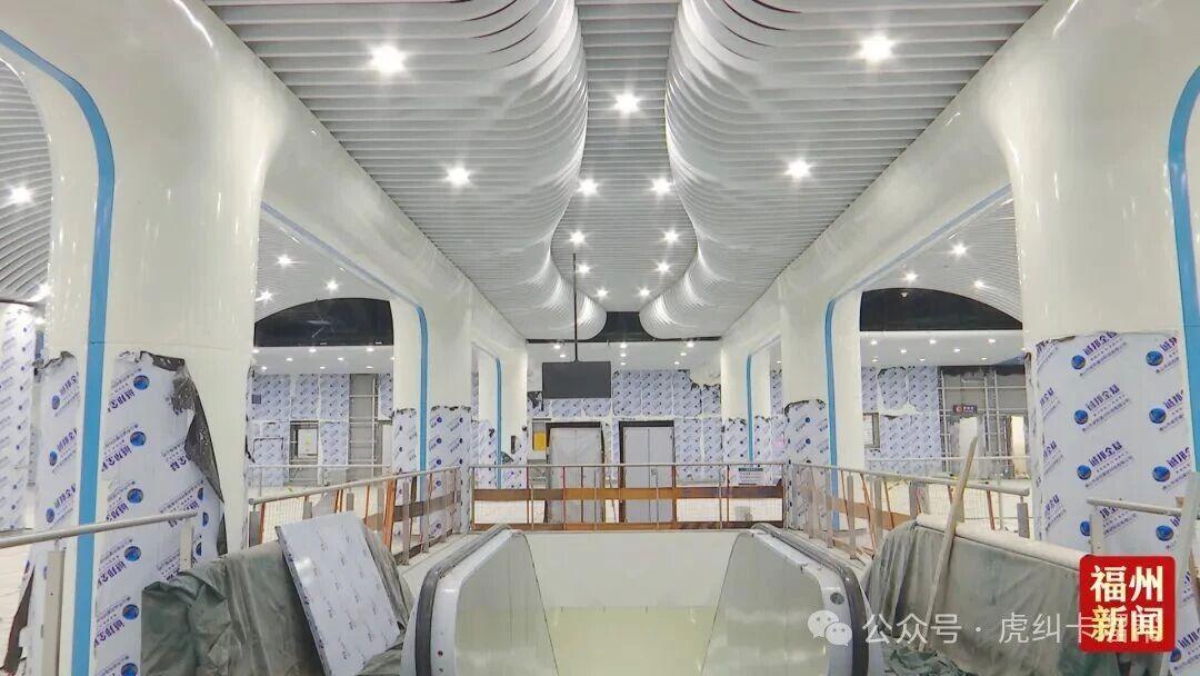 福州地铁6号线在建换乘站，最新谍照曝光！