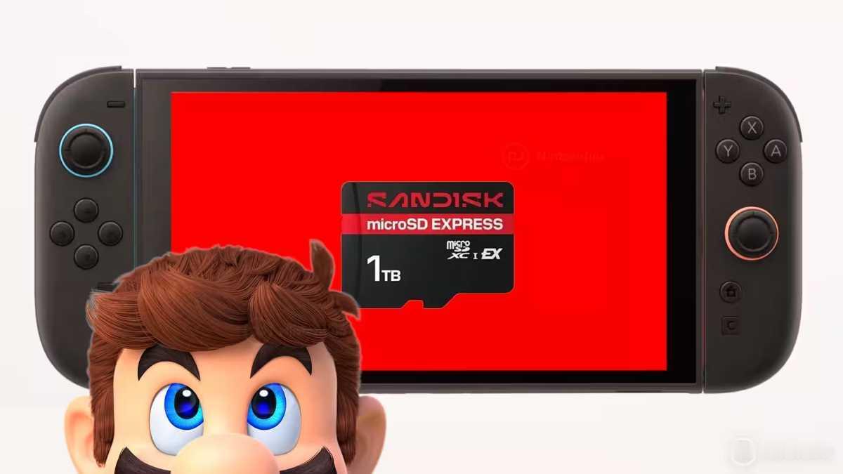 闪迪发布了适用于Switch2的1TB microSD Express卡，官方介