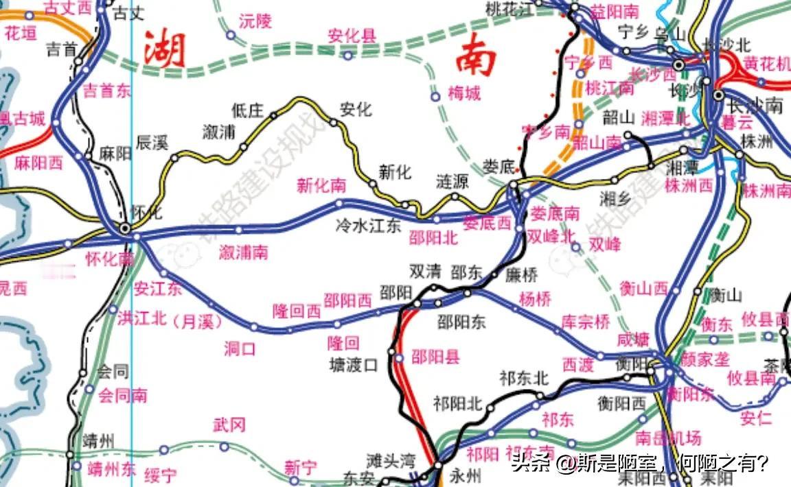 在邵阳网友口中流传这样一句话：怀邵衡铁路是黄金，沪昆高铁邵阳北站连铁块都算不上！