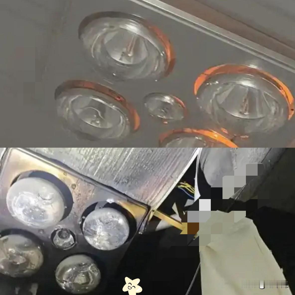 浙江宁波，一女子洗澡时，刚开的浴霸突然一闪一闪的，刚开始女子以为是灯泡的原因，直