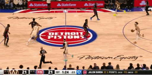 缺谁谁尬！追梦下场勇士打出12比1高潮！
在今天NBA常规赛勇士对阵活塞的第一节