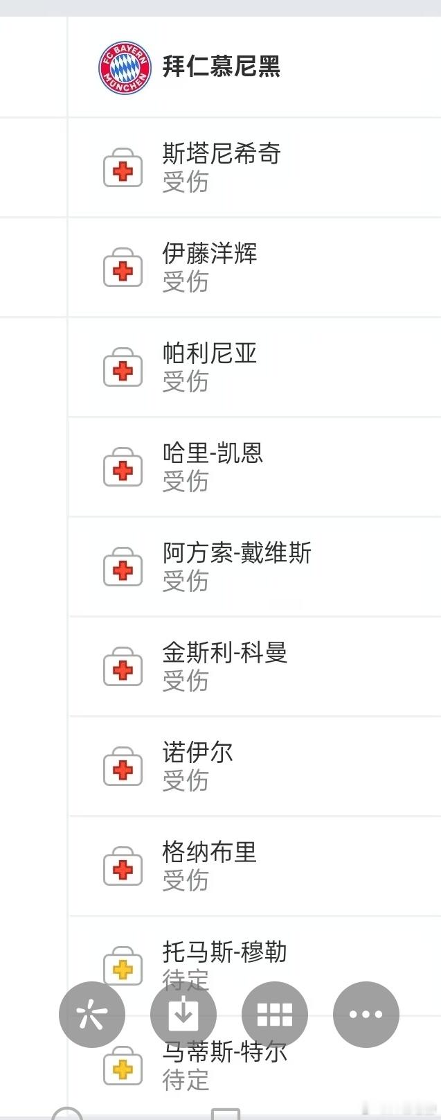 [这个阵容让人心痛！］💊[苦涩]----------凯恩科芒---特尔---穆