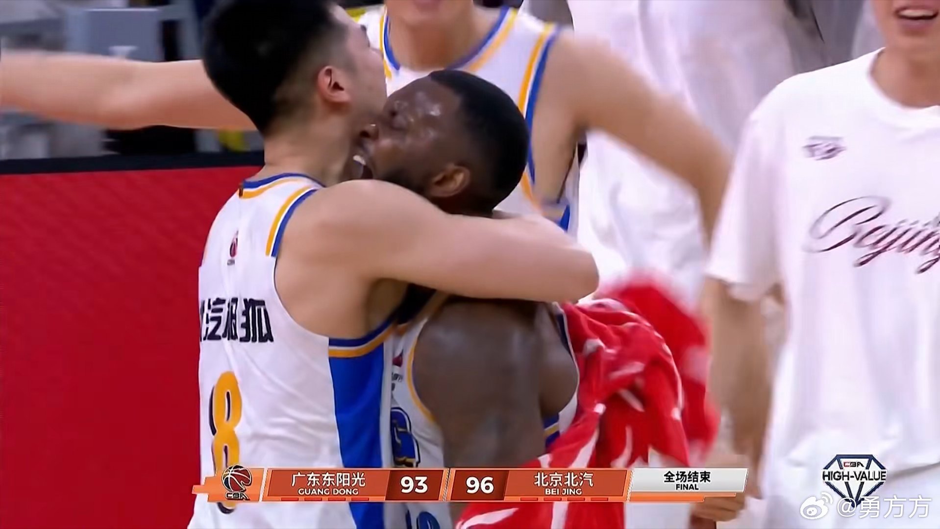 广东男篮vs北京男篮 许指导最后用杰曼是不是神来之笔！你能想到杰曼这两天一直肠胃