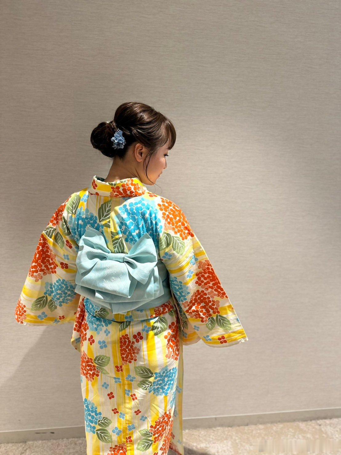 伊藤美诚穿着浴衣👘作为嘉宾出演隅田川花火大会🎆 