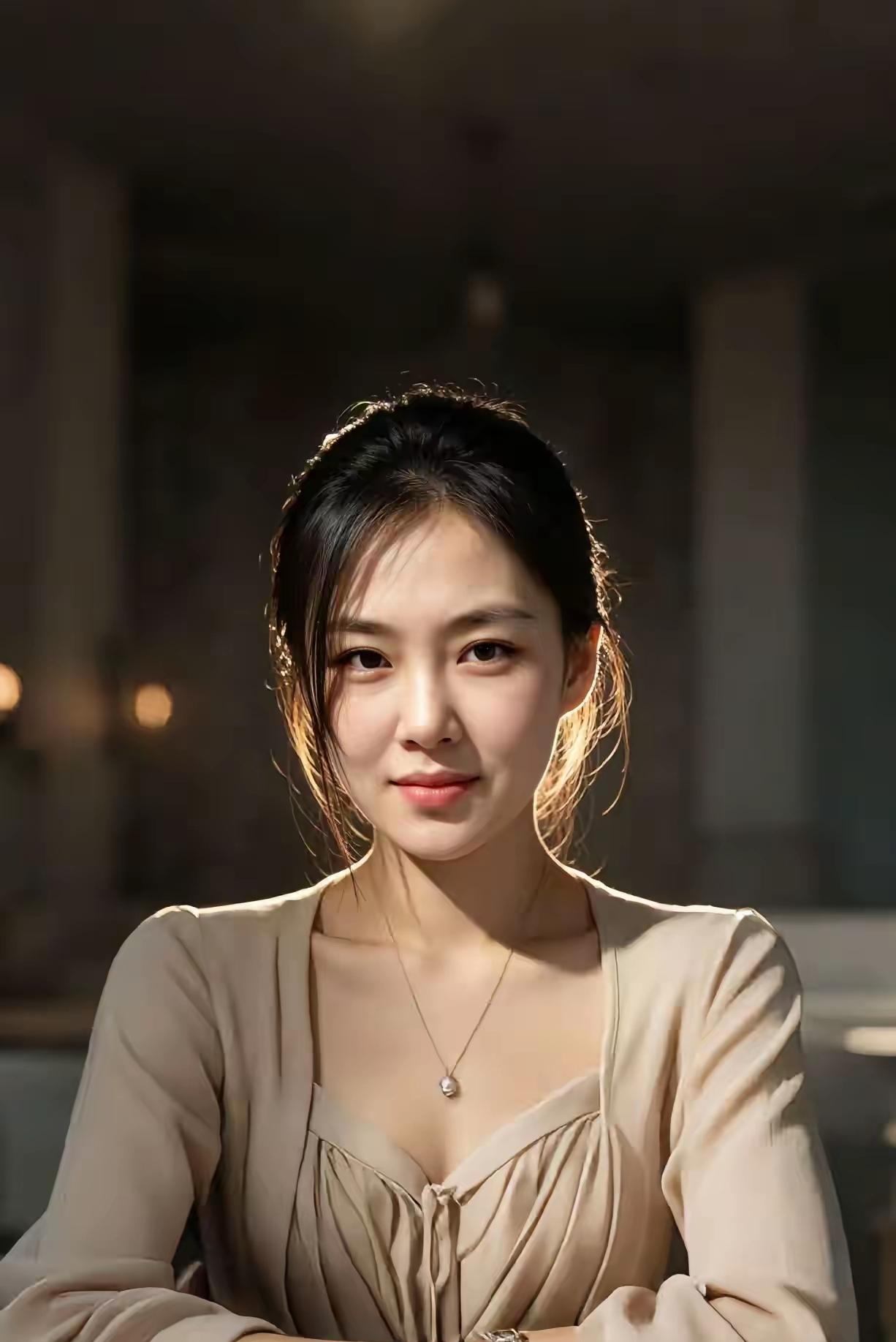 月华照美人，笑语入梦来。