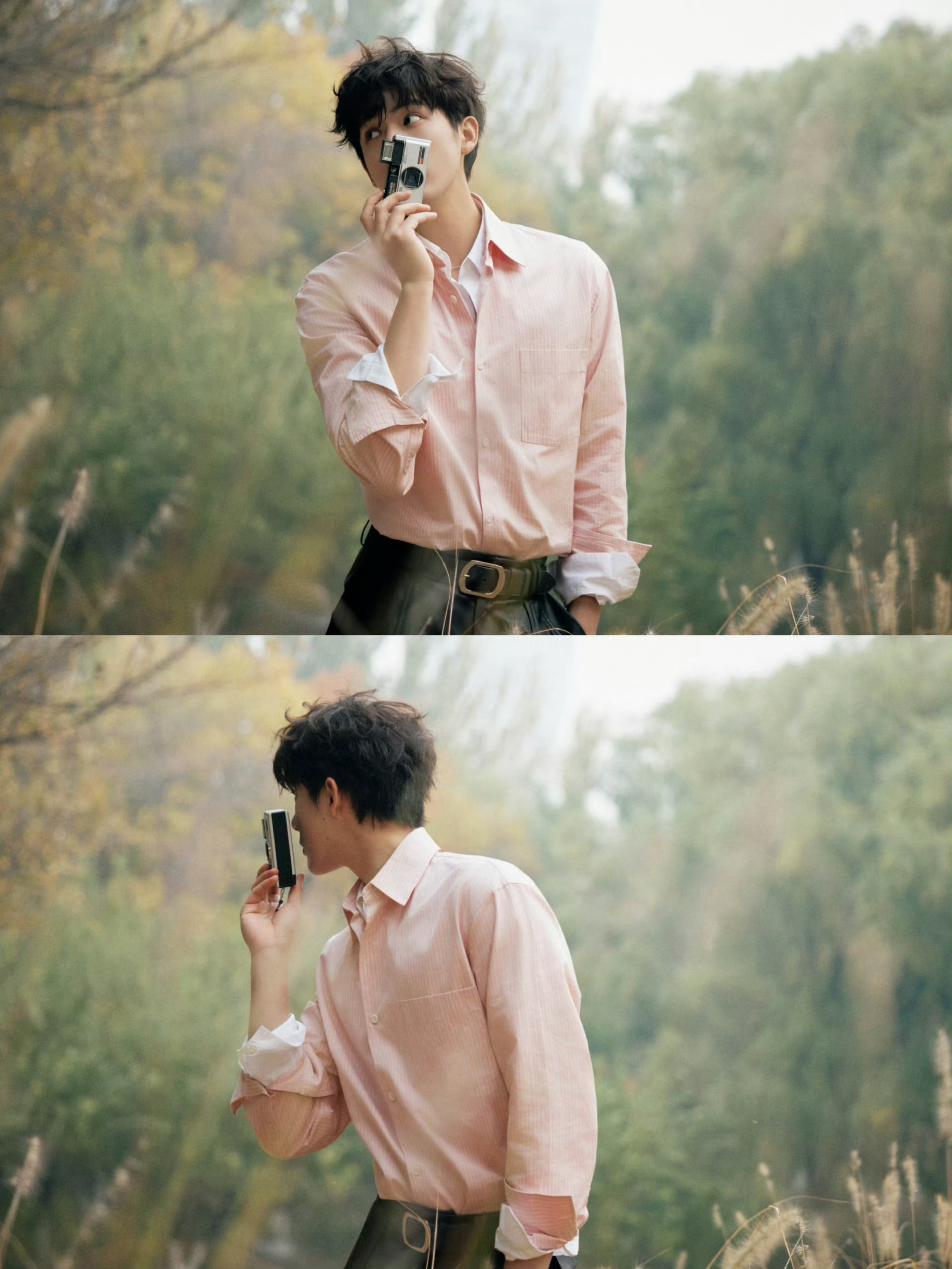 王安宇今天粉粉的特别好看！粉嫩的卷毛小狗[可怜][可怜] ​​​