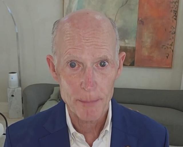 美国共和党籍参议员里克·斯科特11日发文说：“如果谷爱凌乐于批评美国，支持共产主