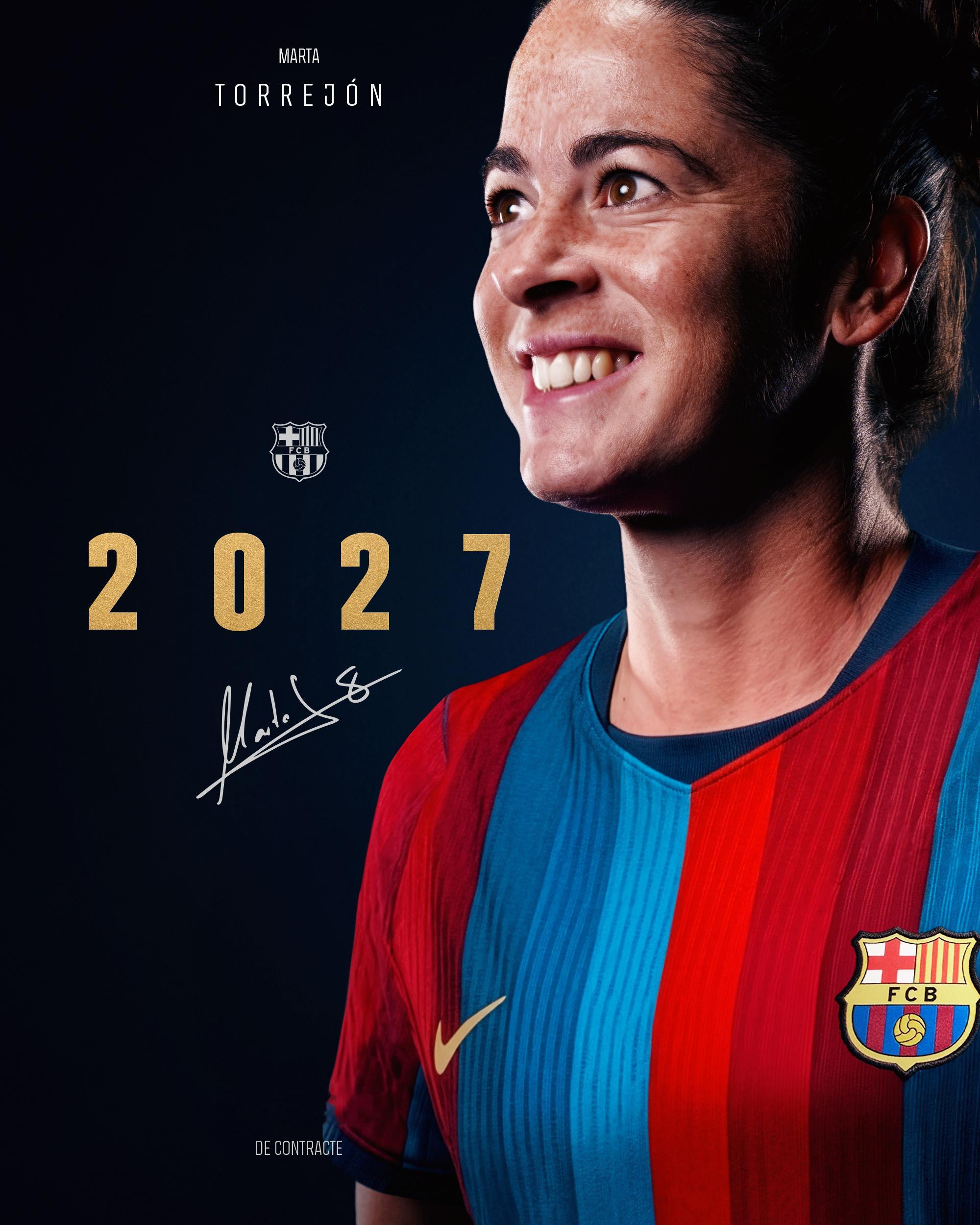 🔔【官宣】Marta Torrejón與巴薩續約至2027年6月30日💙❤️