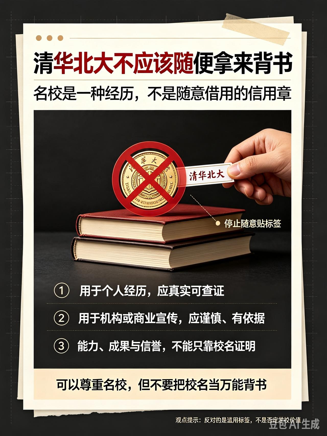 【清华北大不应该随便被拿来背书】

昨天看中国电信员工举报，感叹了几句，我就看到