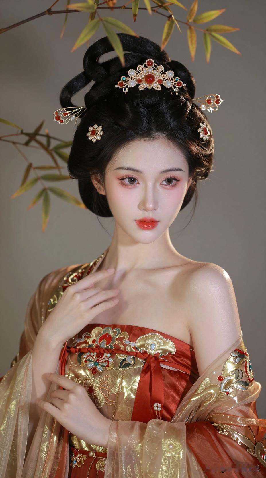 盛唐贵妃，雍容华贵美女人像群 高清美女 高雅气质美女