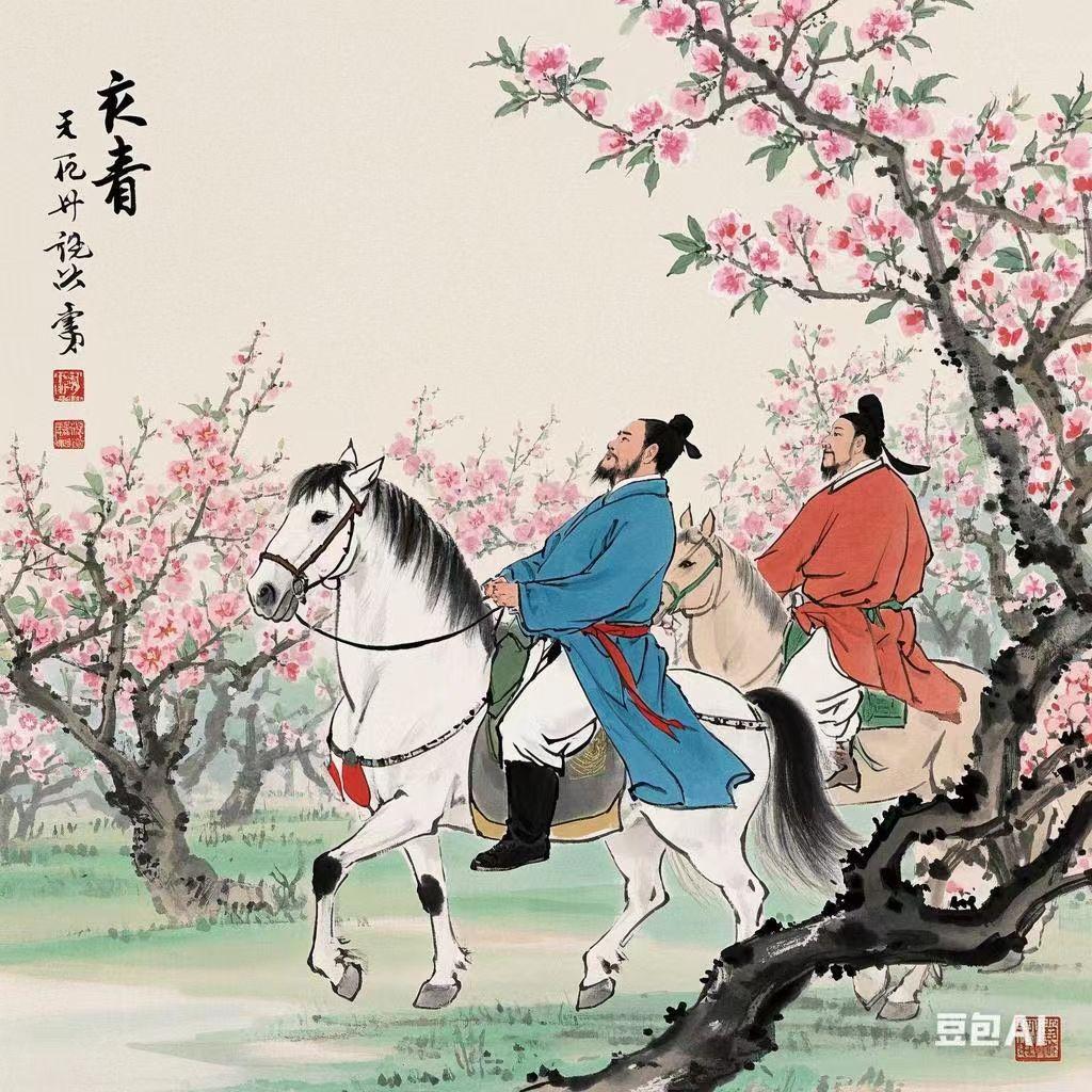 《三十六计》之第二十九计：树上开花
树上开花，原文是指军事斗争中，弱小的一方借助