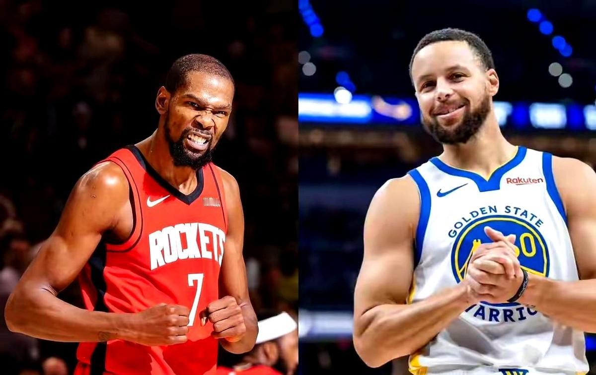 库里和杜兰特今天带队都取得胜利。
有人说库里和杜兰特不在一个档次：库里只有9分，