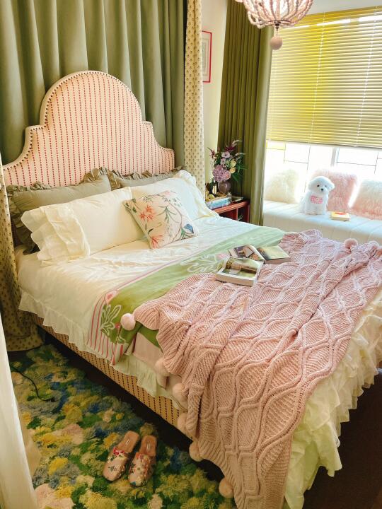 🌿住进春天里！89岁外婆的少女心卧室~🌸