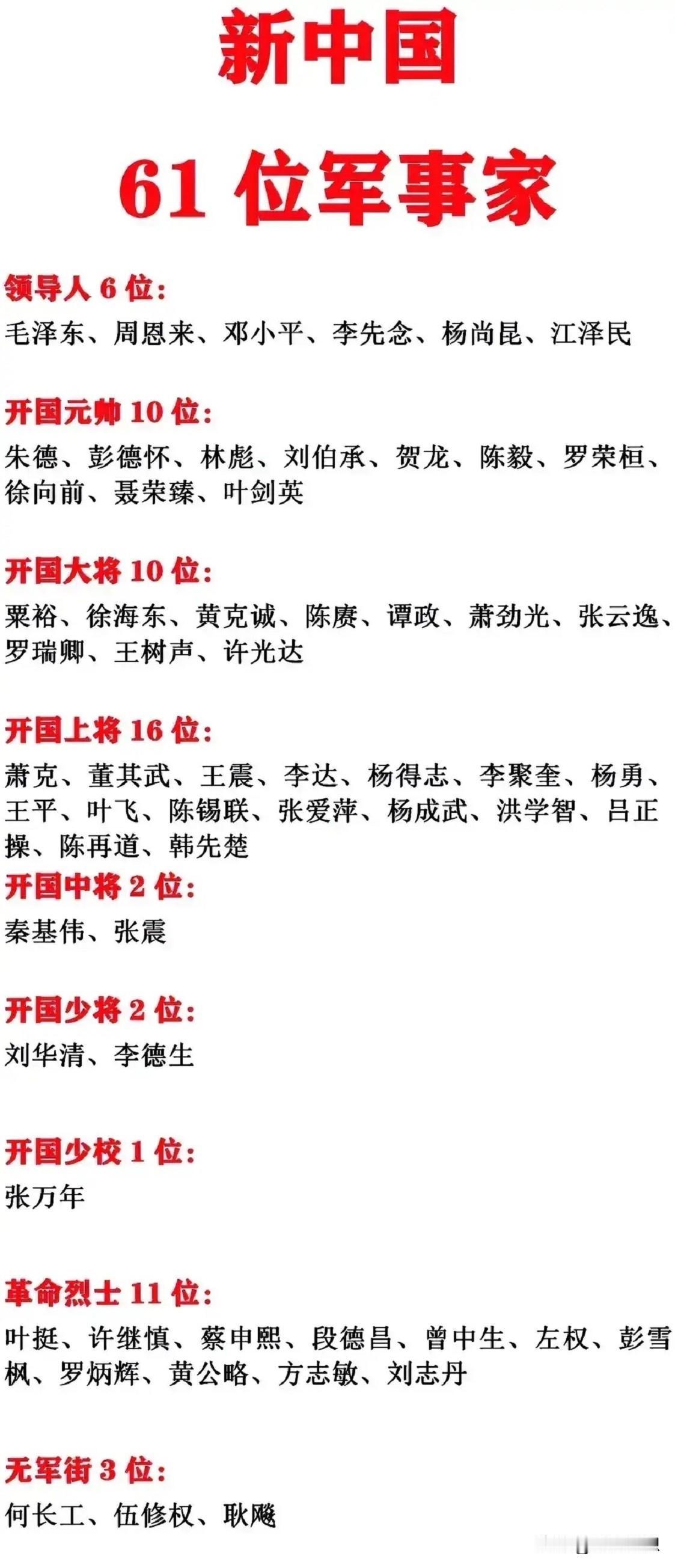 秦基伟：是军事家；
叶挺：是军事家；
伍修权：是军事家；

另外，十大大将也全部
