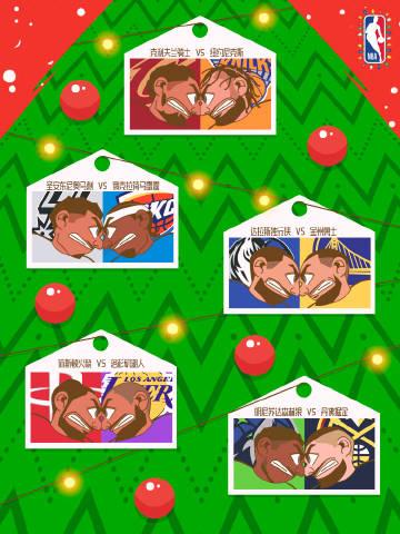 NBA：明天的圣诞大战，你准备好了吗？
2025NBA圣诞大战烽火重燃，五大巅峰