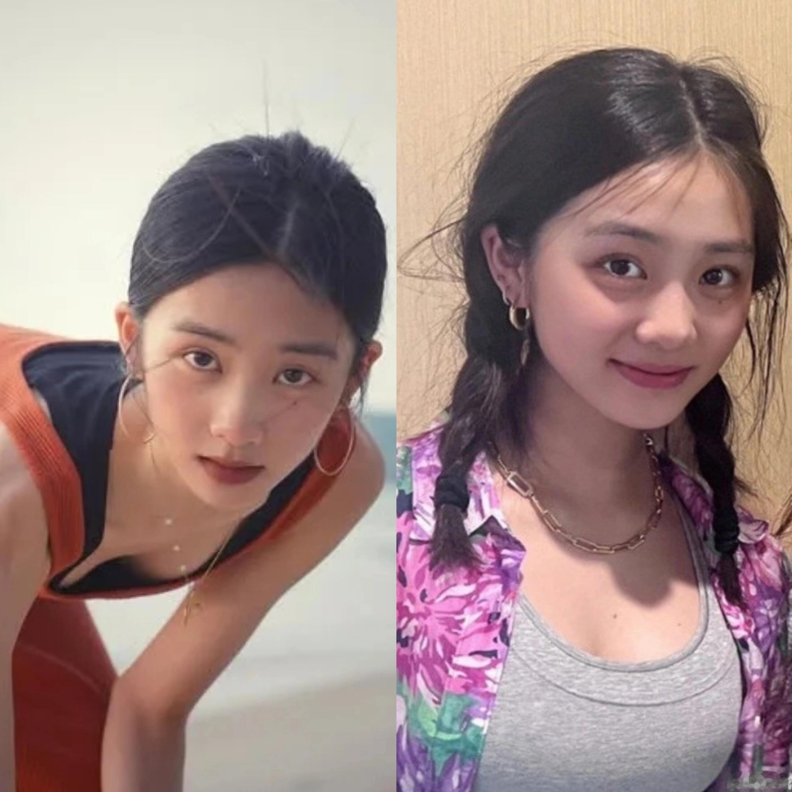 黄多多小时候是清新小美女，现在20岁的她居然长这样了，前后变化判若两人。 