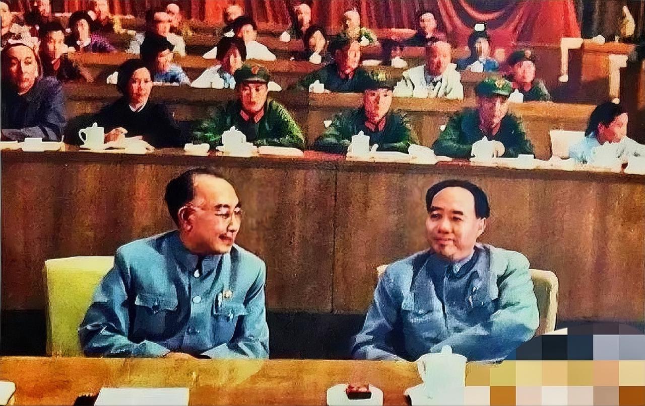1973年8月24日，十大现场，前排的两位老前辈，是毛主席最信任的人。