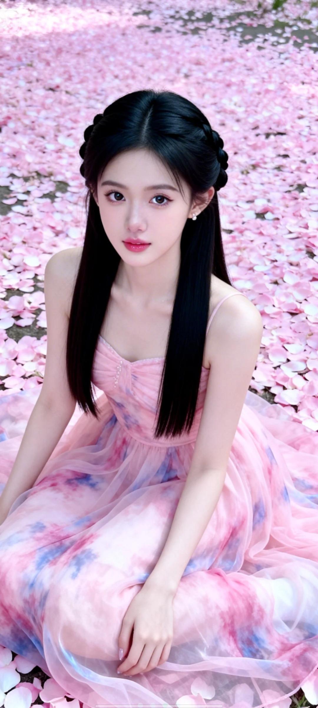 清新脱俗的小美女，好好看啊！