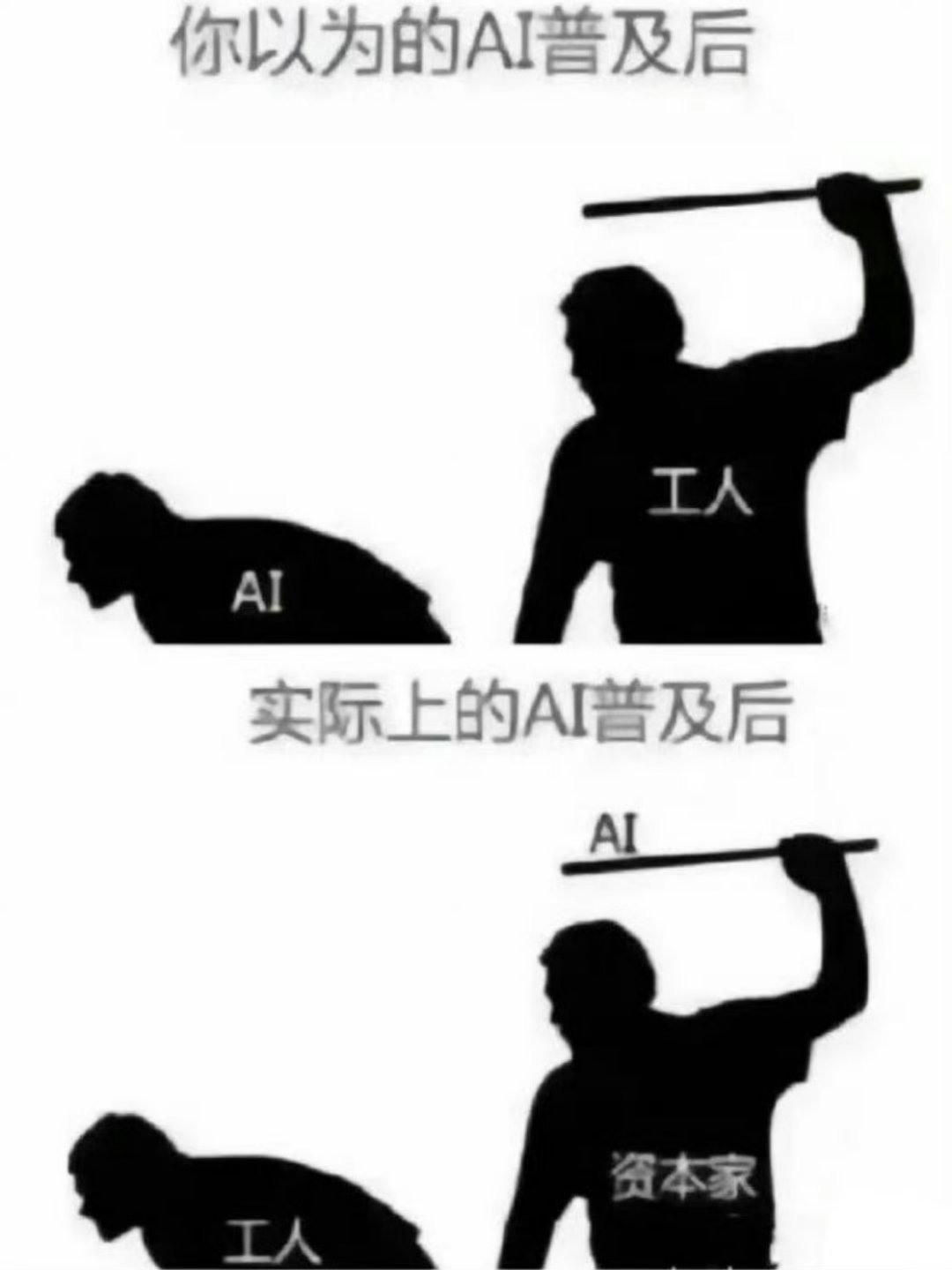 用上AI后工作时间反而更长了你以为AI可以替你当牛马，结果却成了驱赶牛马的鞭子…