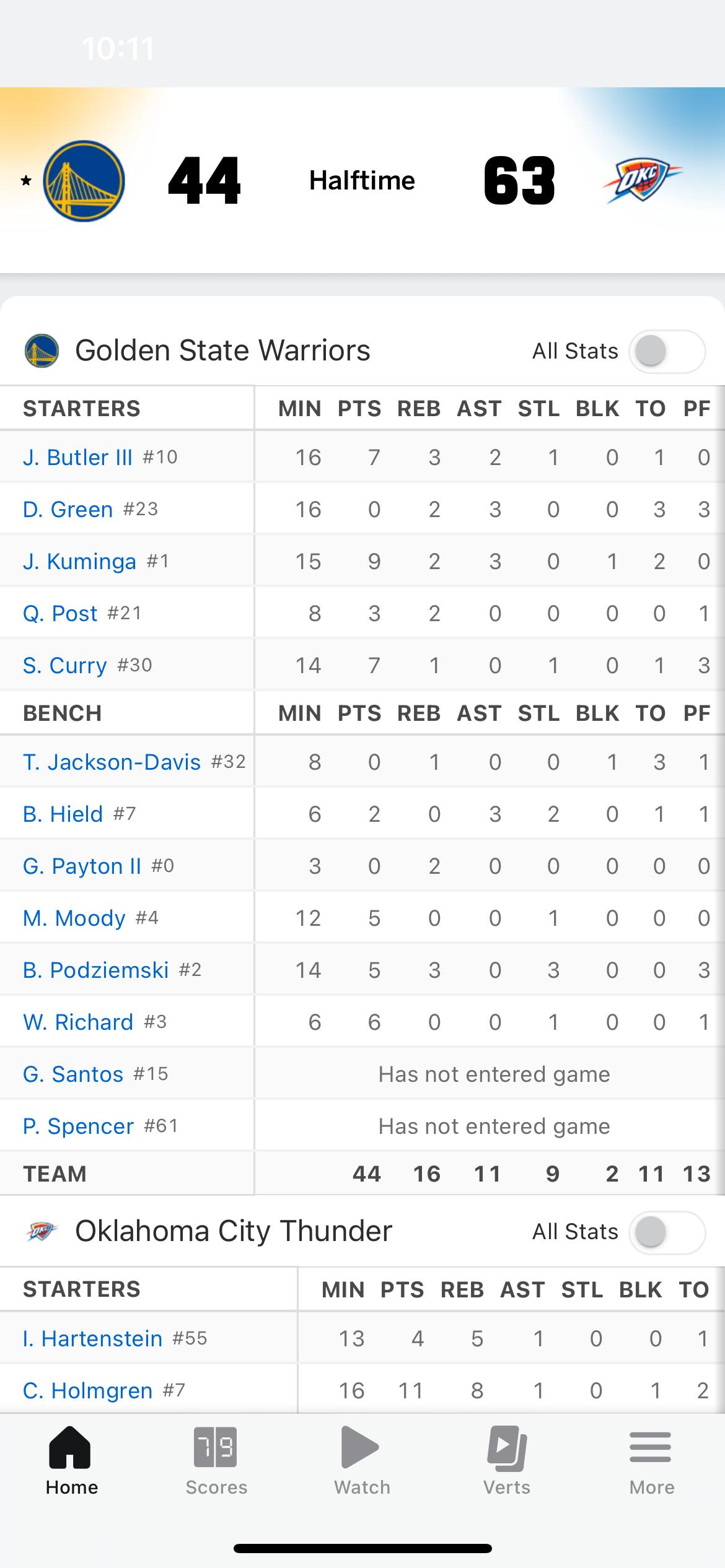 半场落后19分，看场面的话，感觉这个分差合情合理，给对手的空位机会很多，自己这边