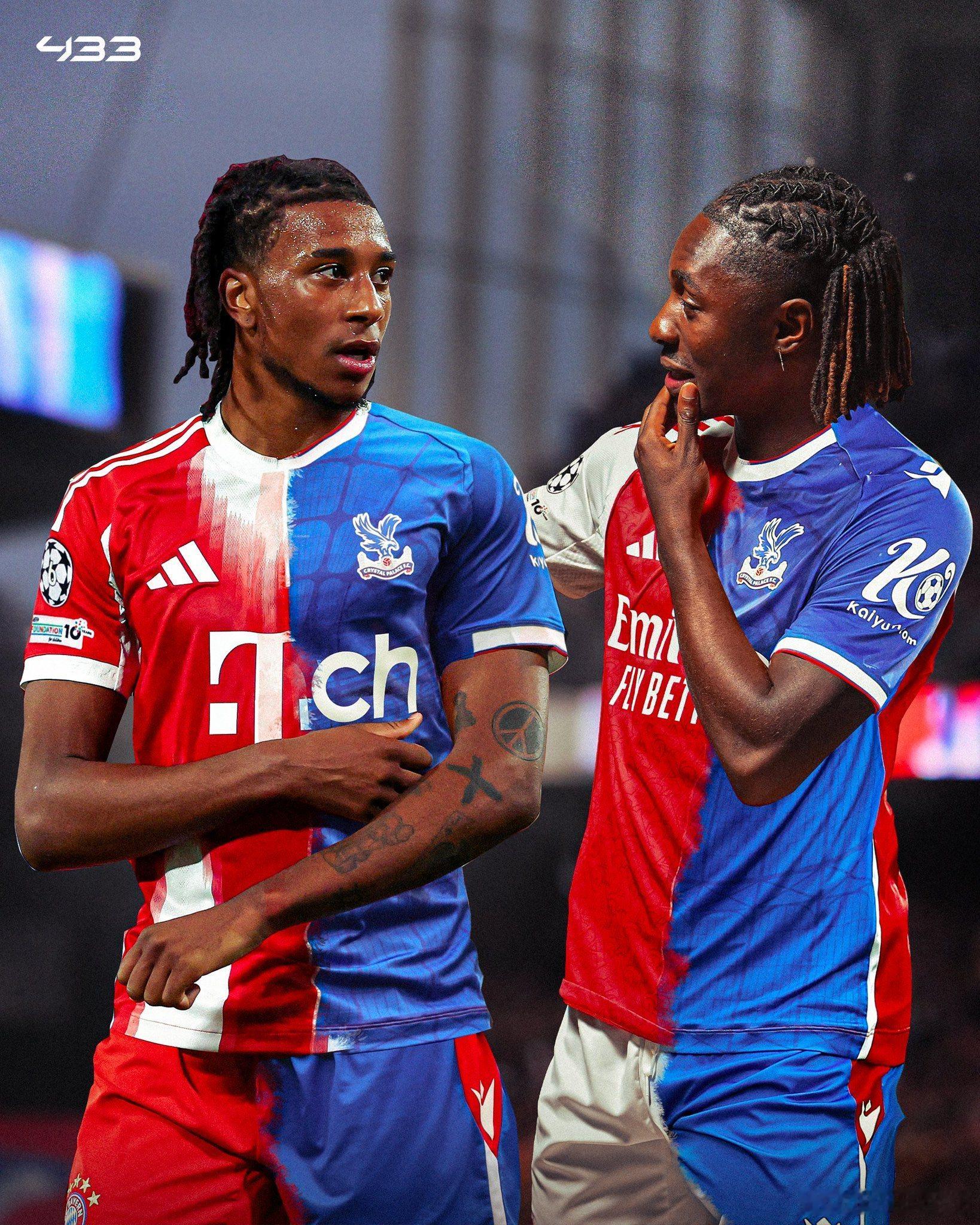 🇫🇷邁克爾·奧利斯🤝埃貝雷奇·埃澤🏴󠁧󠁢󠁥󠁮󠁧󠁿今天，前水晶