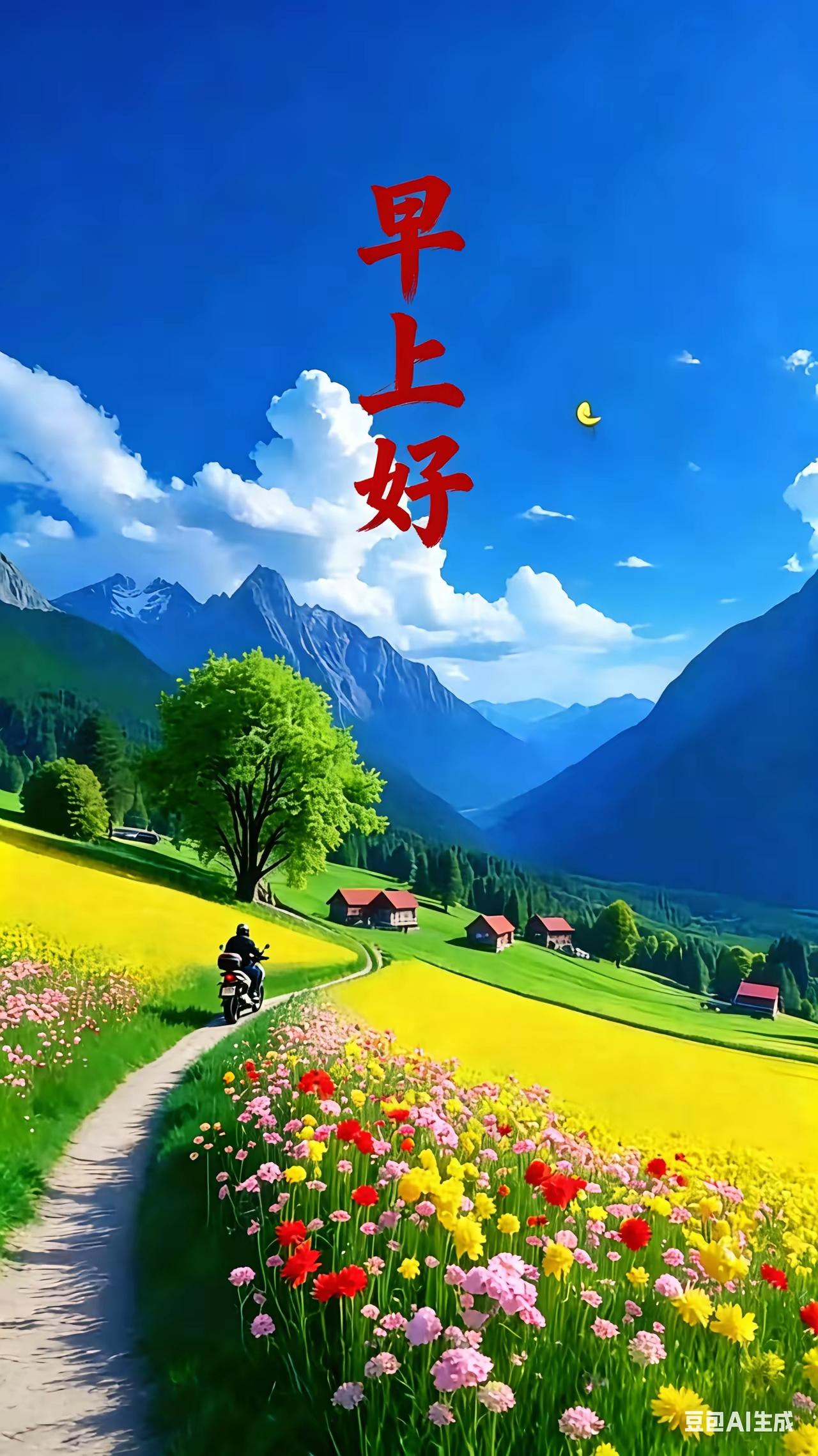 心有光，路就不会暗
心有暖，岁月自温柔
新的一天
带着希望出发
也带着从容前行