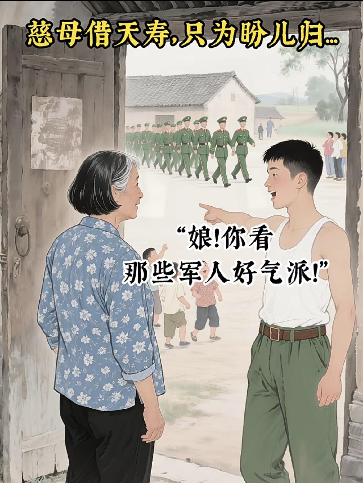 “慈母向天借寿，只盼儿早归”[太阳][月亮]