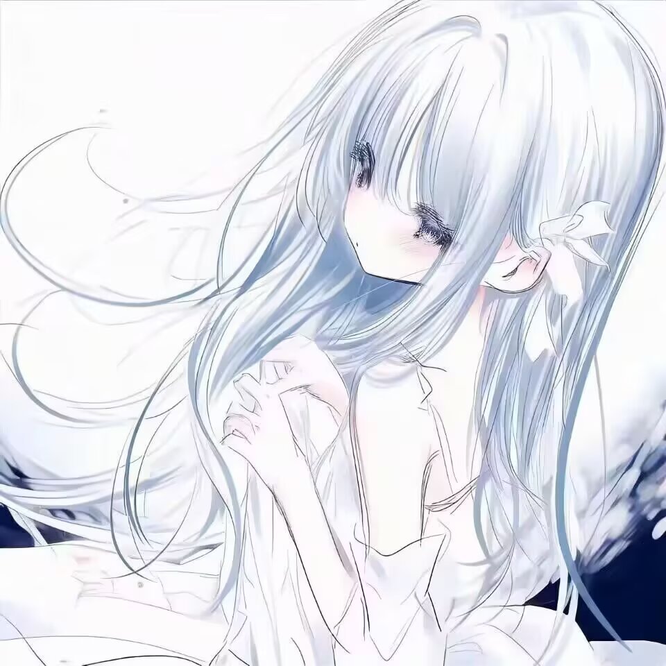 蓝色系丨动漫头像丨女头 