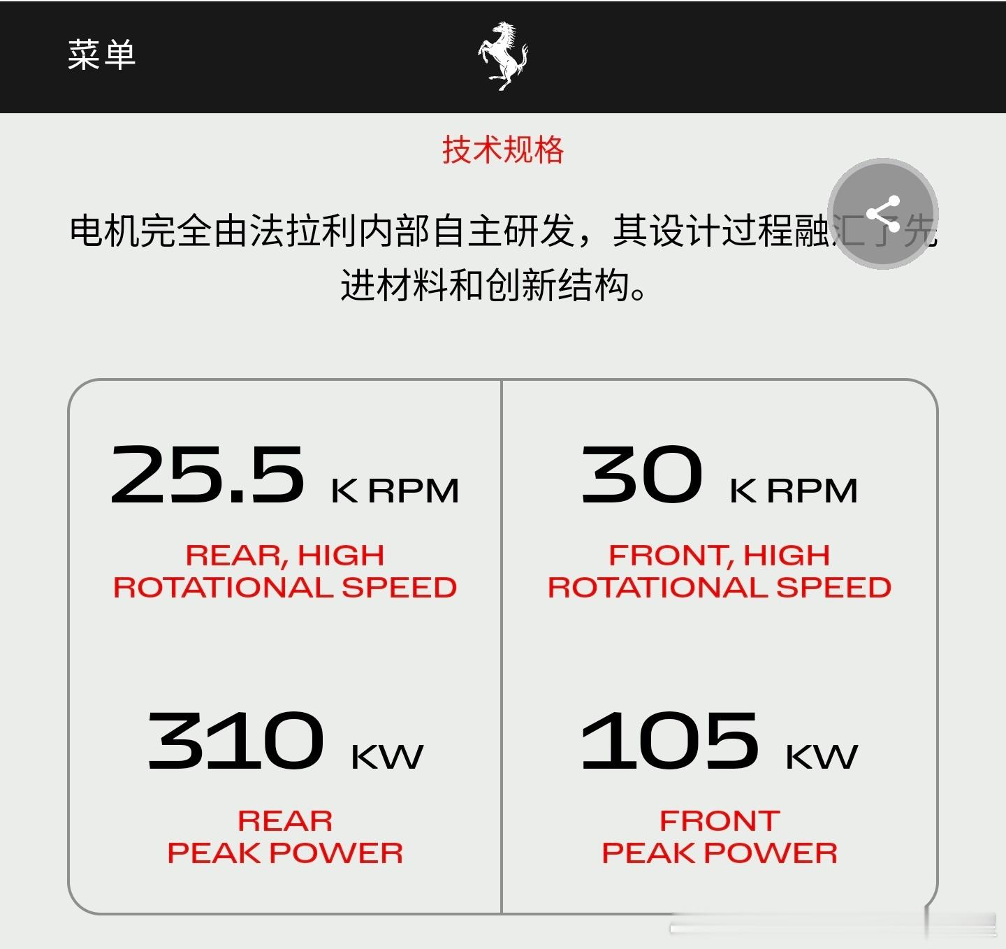 法拉利跌超13%拿个汉L ev猴版的车子出来 不崩才怪说四电机 四电机加起来 1