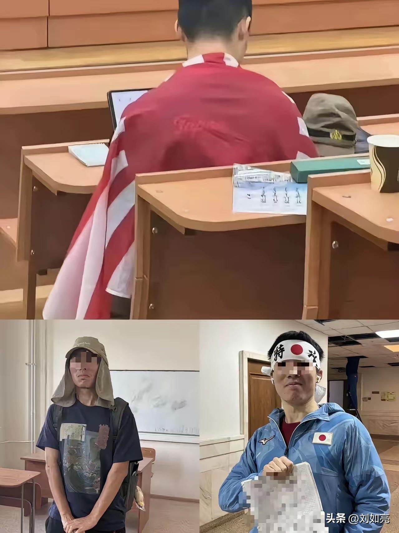一个生于南京、研读历史的陈同学，身披旭日旗、宣扬“台独”，践踏民族伤痛，所有人都