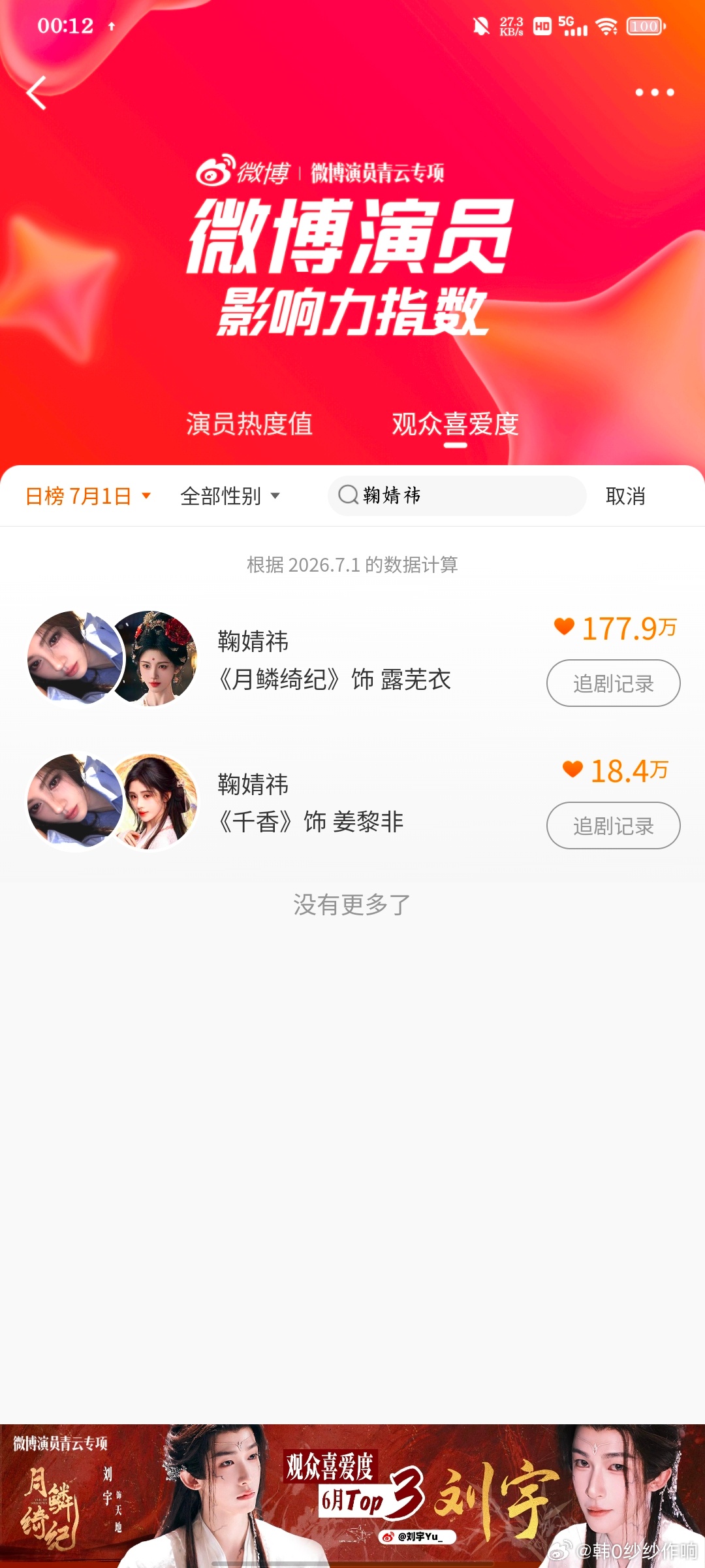 鞠婧祎千香 jjy鞠婧祎姜黎非 2026.7.1✅