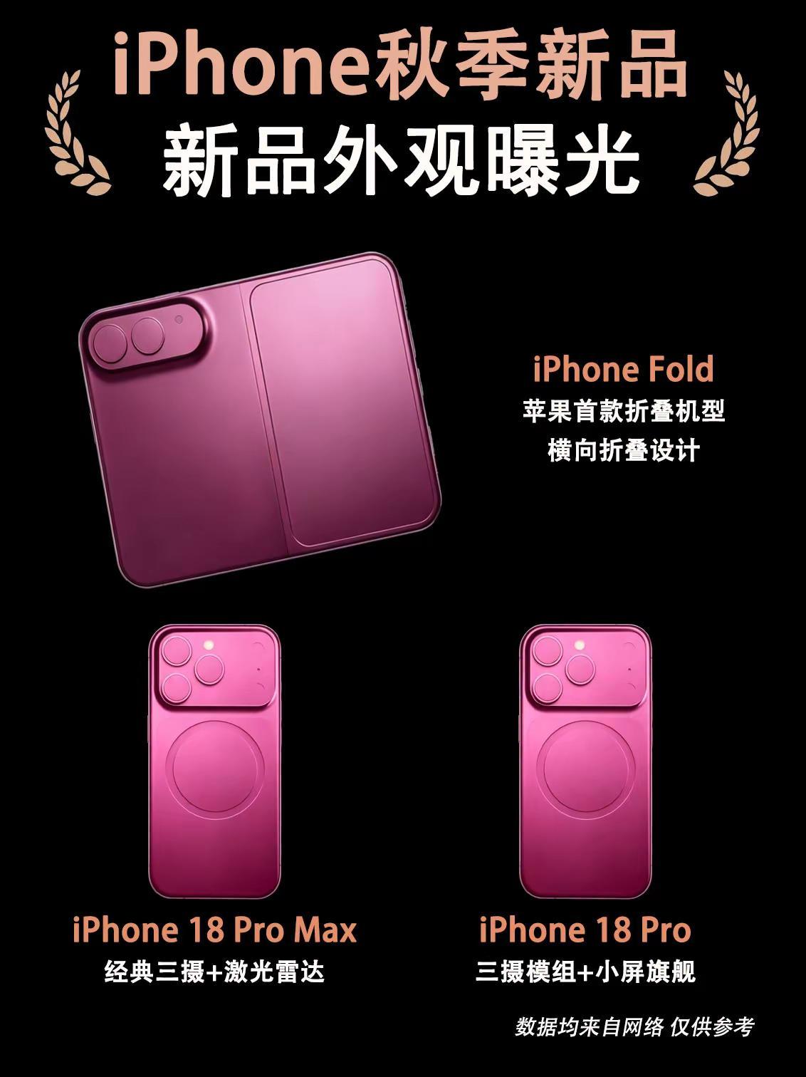 苹果秋季新品外观提前曝光。苹果秋季新品外观提前曝光，看完你心动了吗？iphone