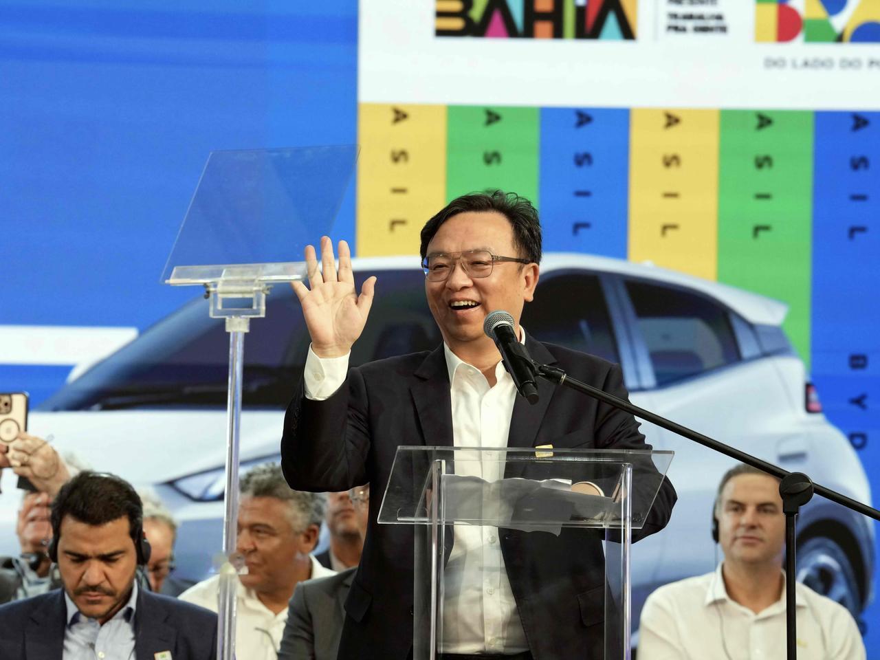 刚刚获悉比亚迪第1400万辆新能源车在巴西工厂下线，巴西总统卢拉莅临见证并成为该